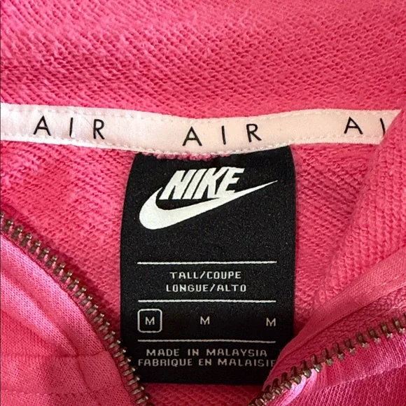 Nike Women's Pink Air Zip-Up Jacket - Picture 3 of 4